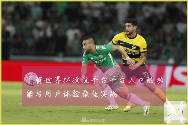 了解世界杯投注平台平台入口的功能与用户体验最佳实践