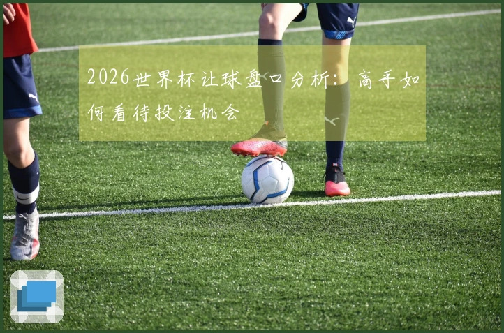 2026世界杯让球盘口分析：高手如何看待投注机会