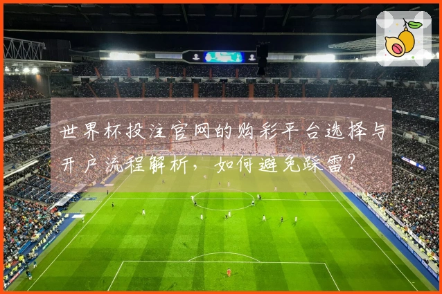 世界杯投注官网的购彩平台选择与开户流程解析，如何避免踩雷？